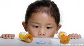 Descriptions of psychiatric medications for treating child and adolescent psychiatric disorders; including benefits and side-effects.